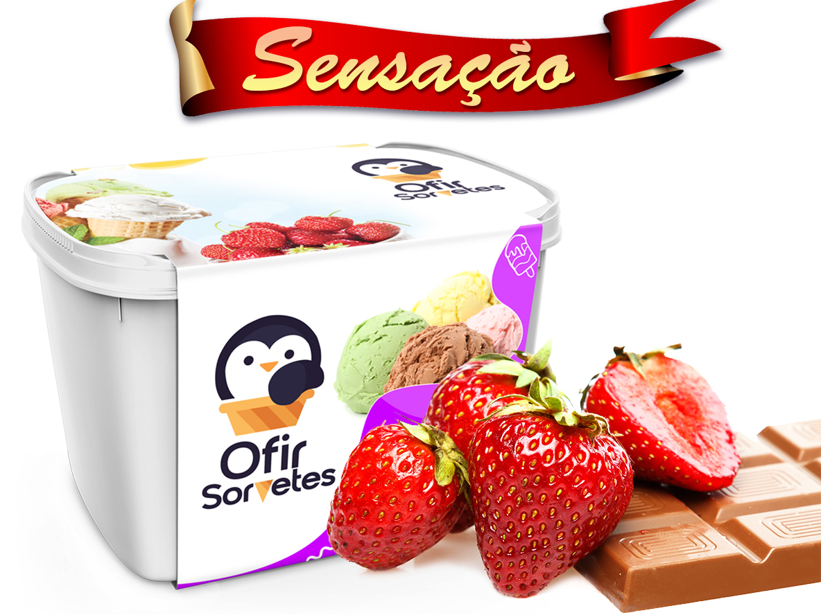 Sorvete Sensação Linha Caseiros Pote 2L.